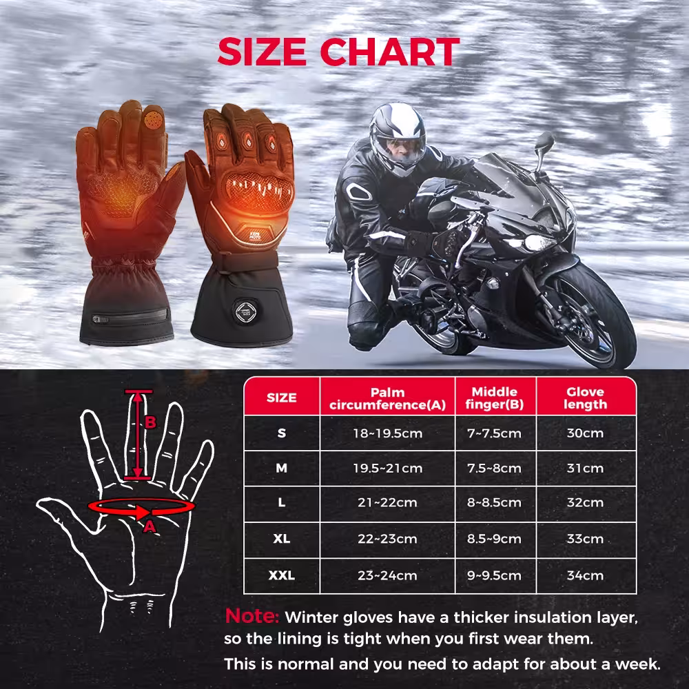 heated motorcycle gloves