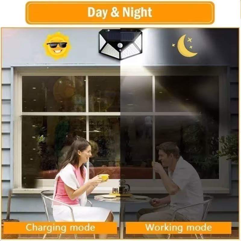 solar energy LED wall light