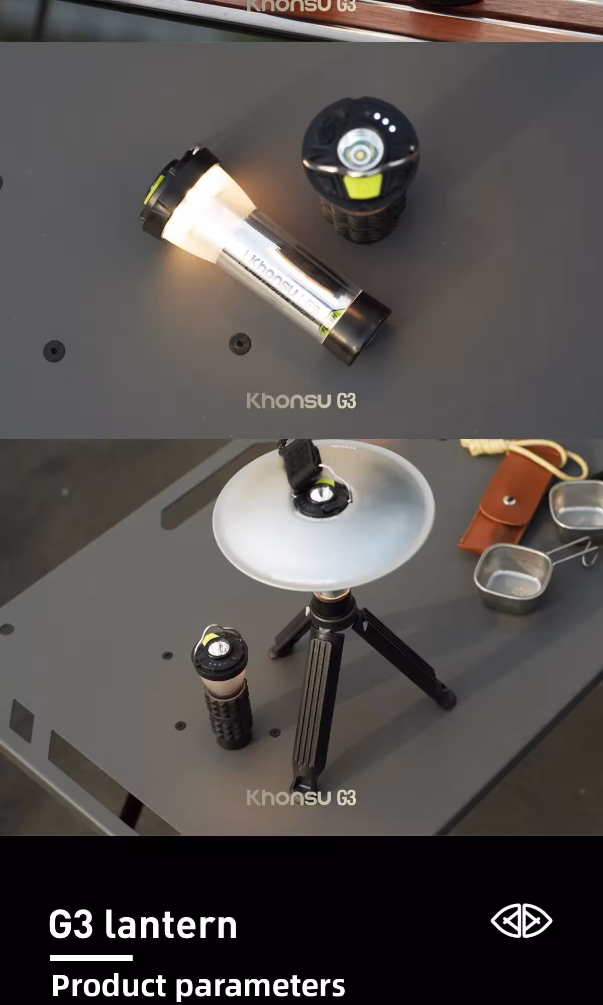 Linterna LED de pie recargable GZ de 3000mAh