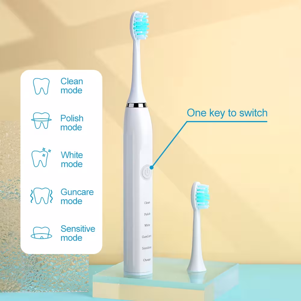 brosse à dents électrique à ultrasons LED