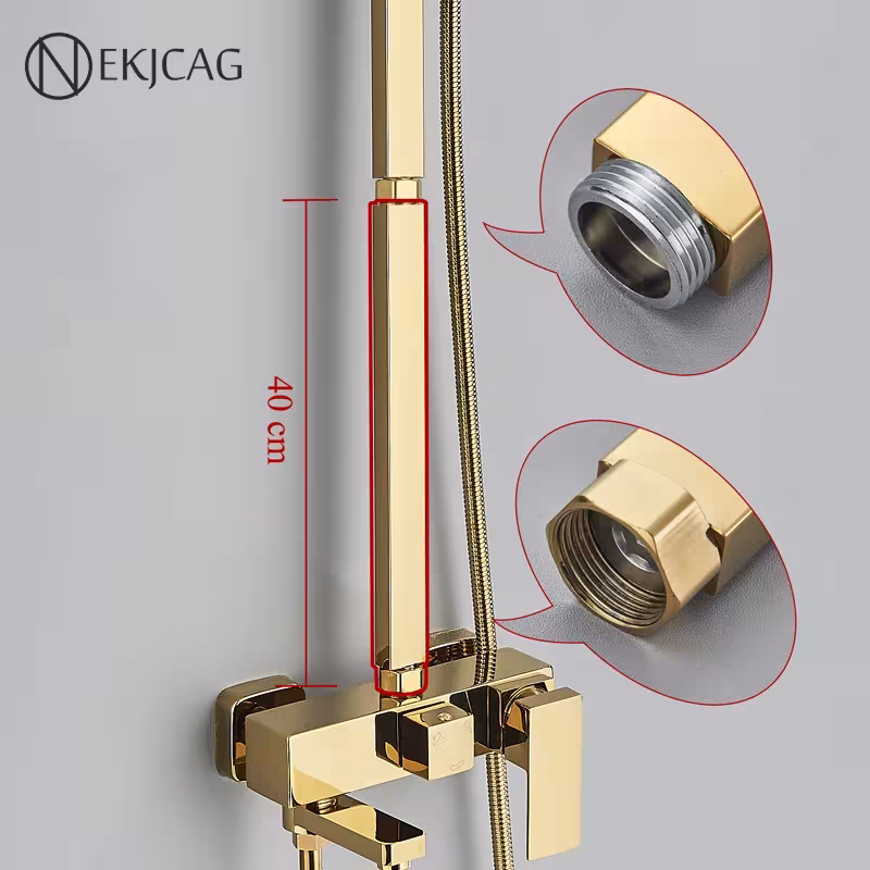 extended shower faucet