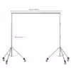 Räder für Rahmen, 2 x 2m