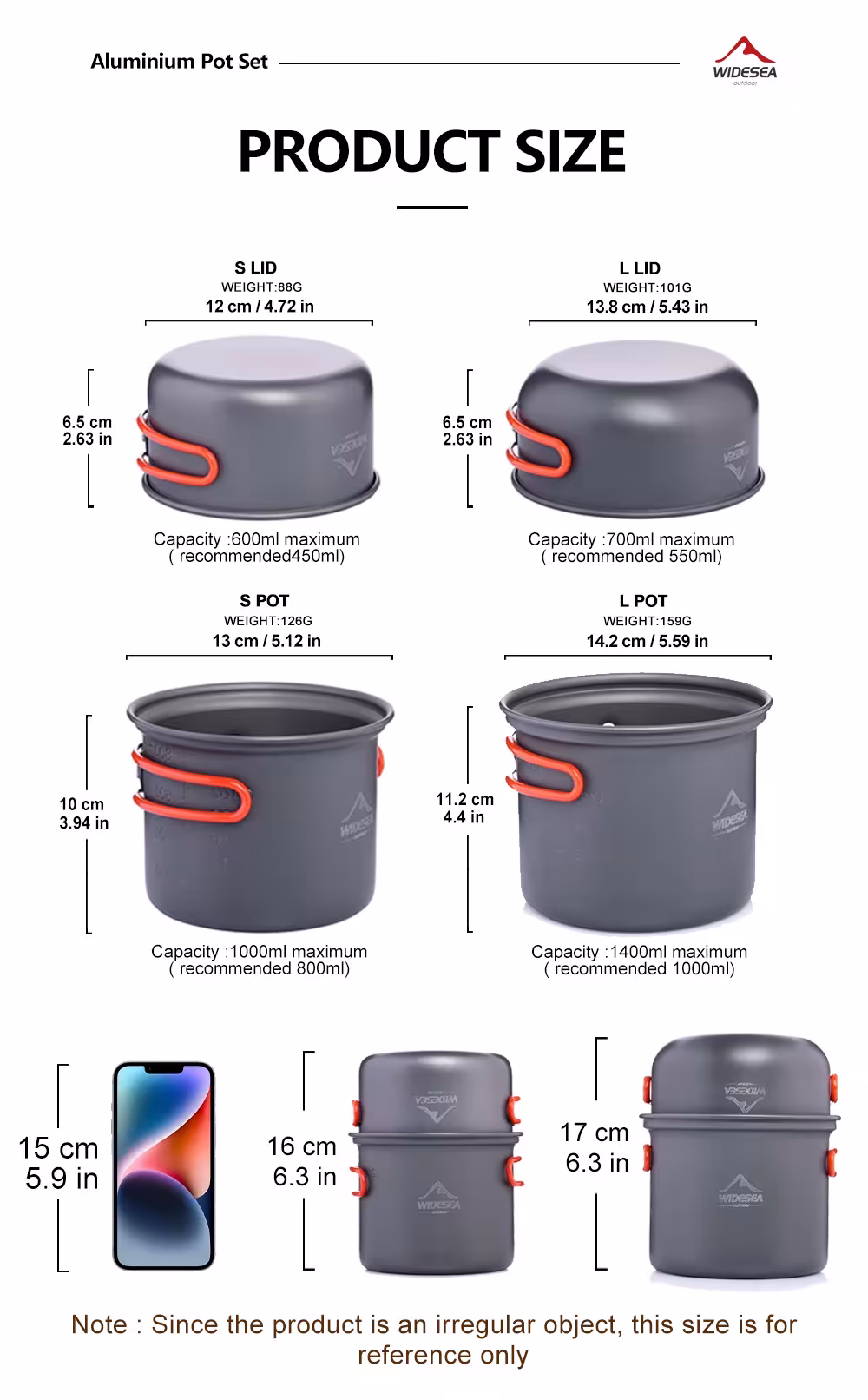 travel cookware set