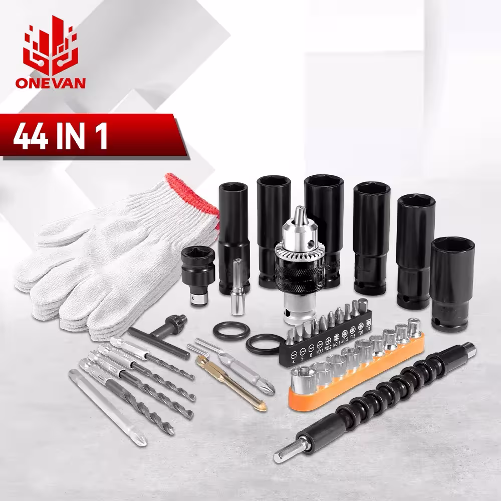 ONEVAN 44-piece electric impact screwdriver hex socket adapter set
