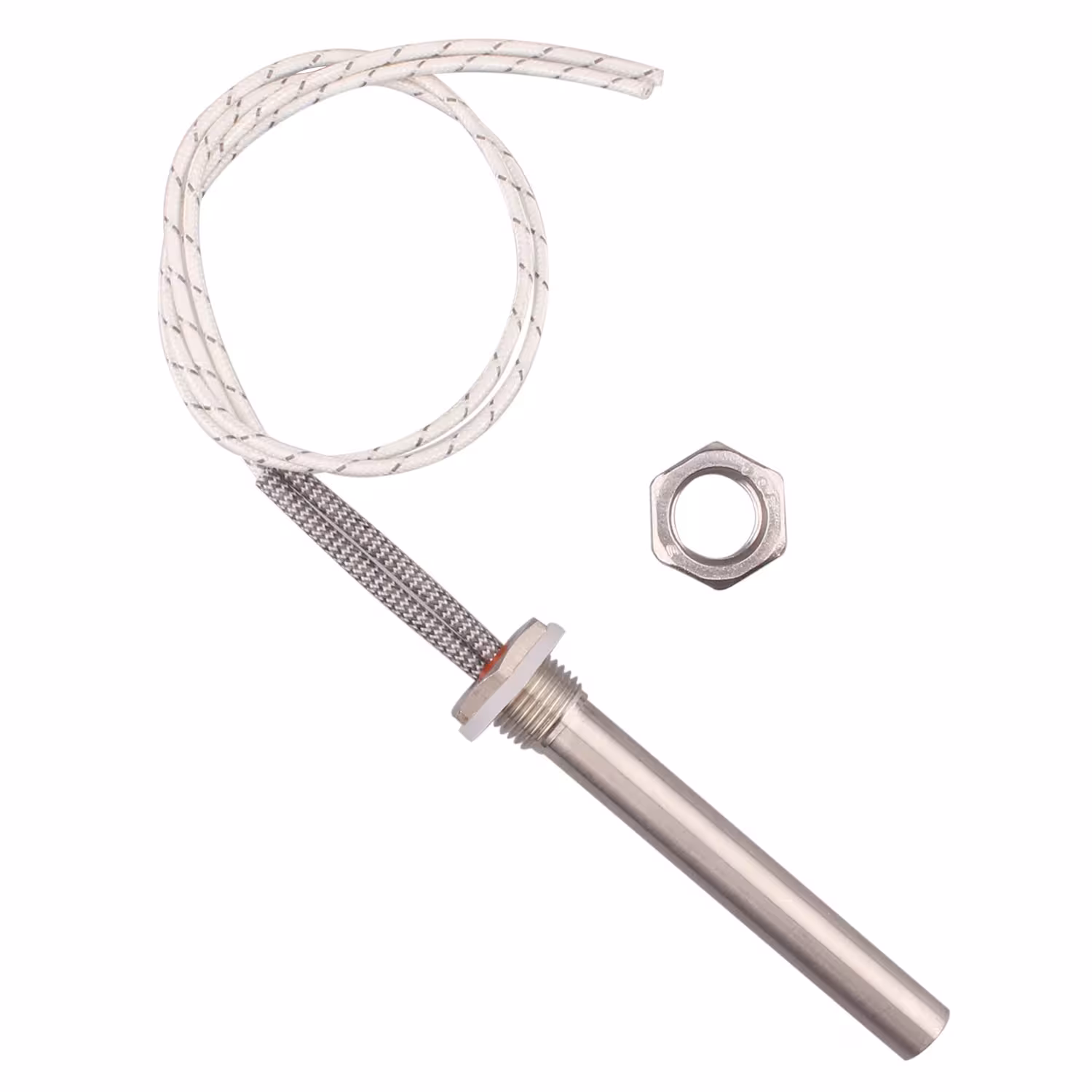 12V kartridžinis šildytuvo vamzdis 50W 100W 150W SUS304 M16 sriegis