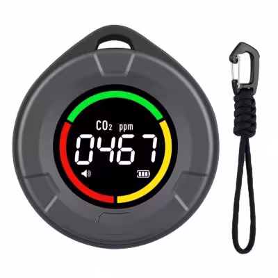 INKBIRD Nešiojamas CO2 detektor Mini monitorius NDIR jutikliu Pilna spalva