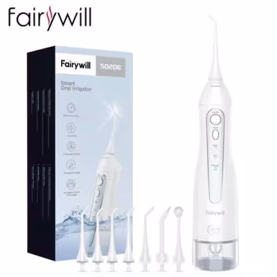 Fairywill vandens floseriaus 5020E priešnuodinė sistema su USB įkrova 300ML
