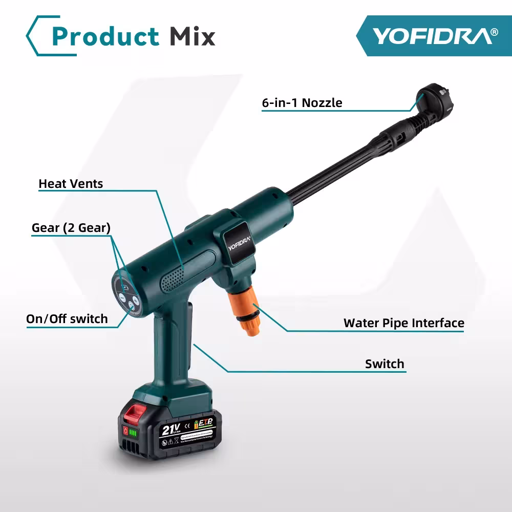 wireless high pressure washing machine