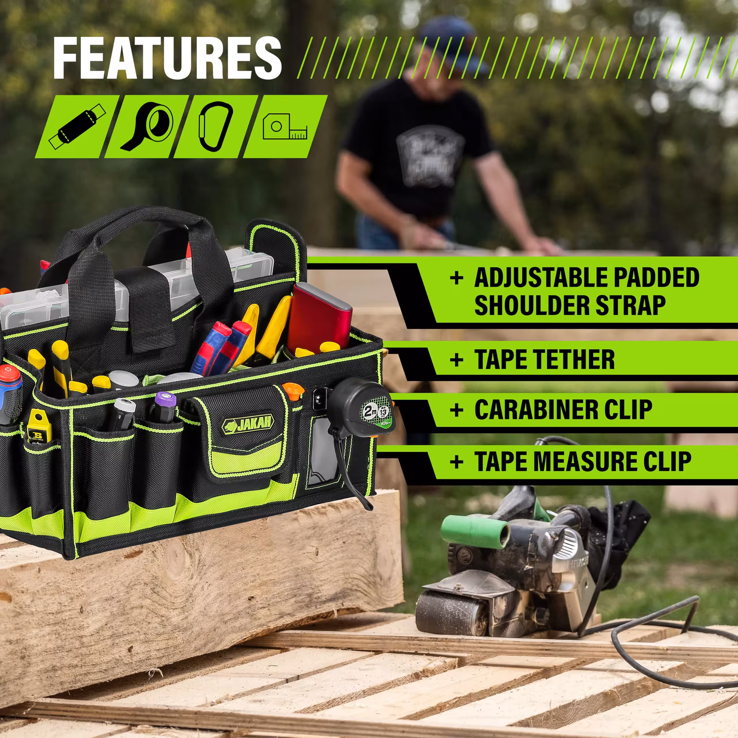 40-pocket tool bag