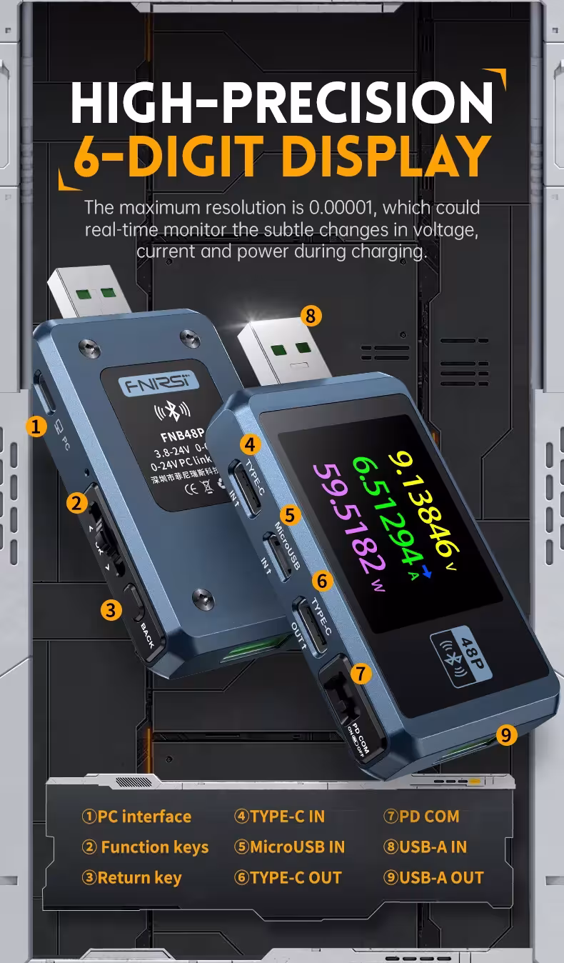 USB battery tester