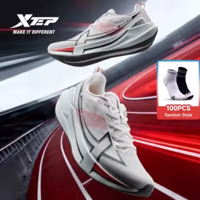 Xtep 2000 km 5.0 zapatos de ejecución con amortiguación suave y respaldo alto