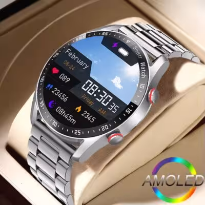 ECG PPG Bluetooth llama Smart Watch para hombres presión arterial láser salud