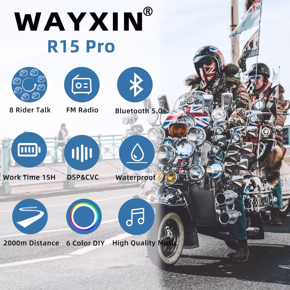 motorcycle helmet Bluetooth headphones