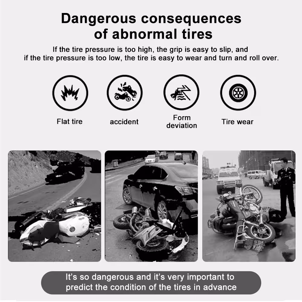 sensori di pressione pneumatici per moto