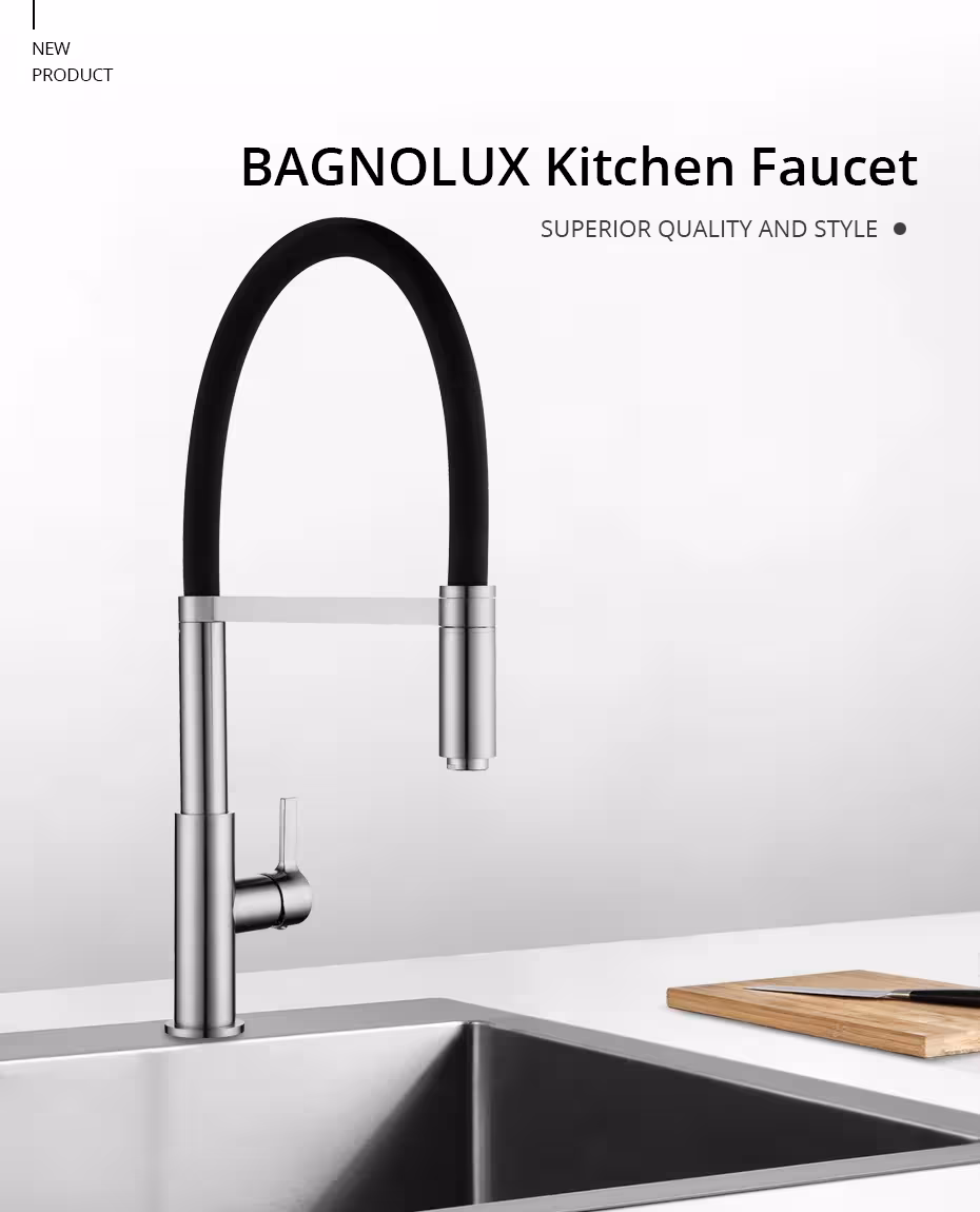 grifo de cocina negro