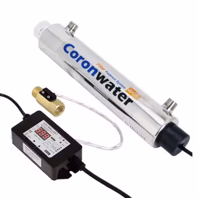 Filtro per acqua a raggi ultravioletti UV con flusso di 2 gpm per la disinfezione domestica