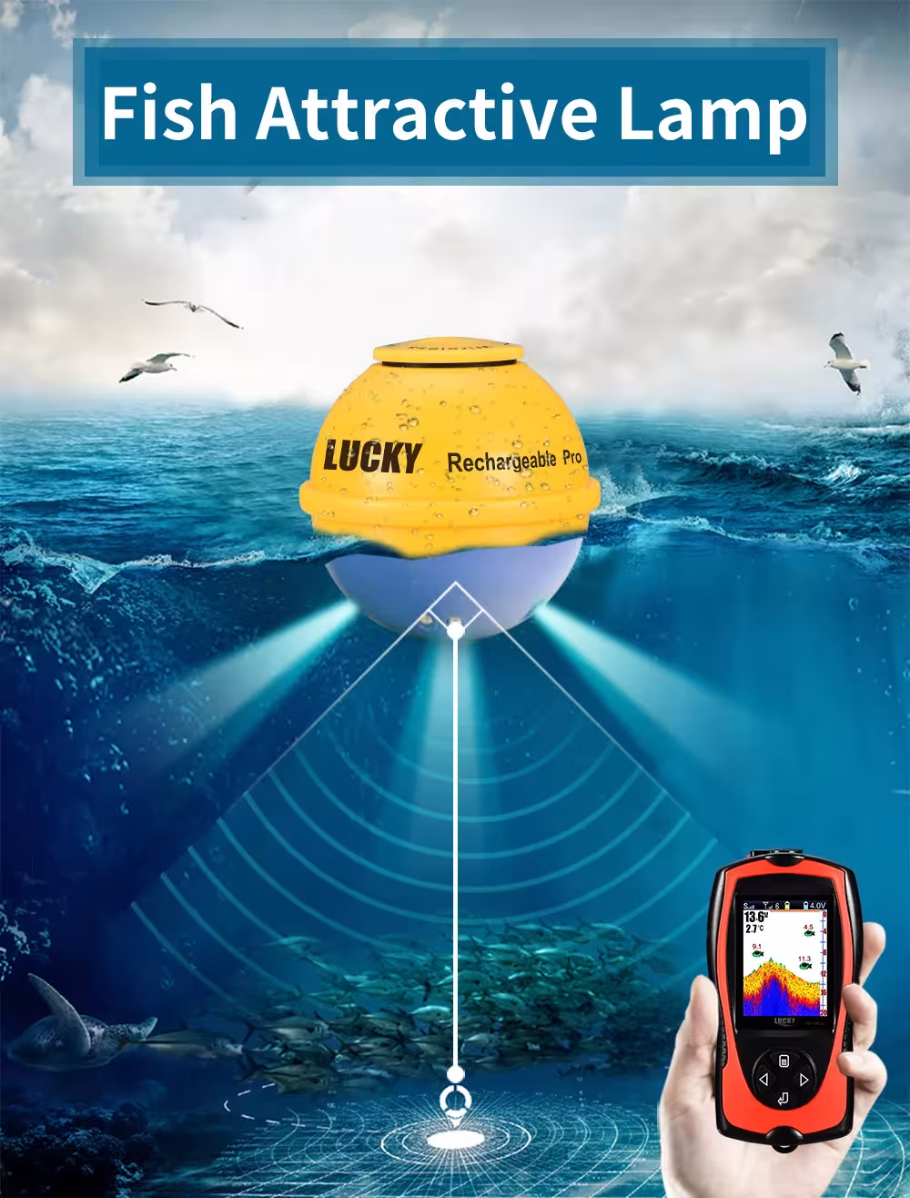ecoscandaglio sensore wireless