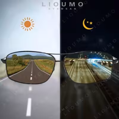 Gafas de sol fotocromosas LIOUM para hombres polarizados para mujeres que conducen