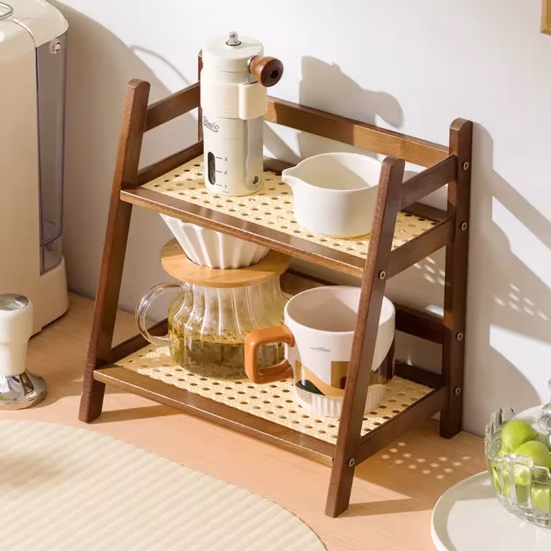 bamboo cup organizer