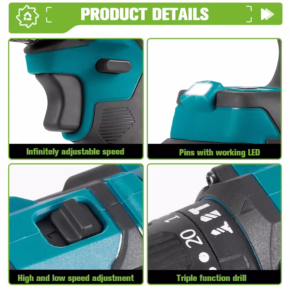 trapano elettrico wireless