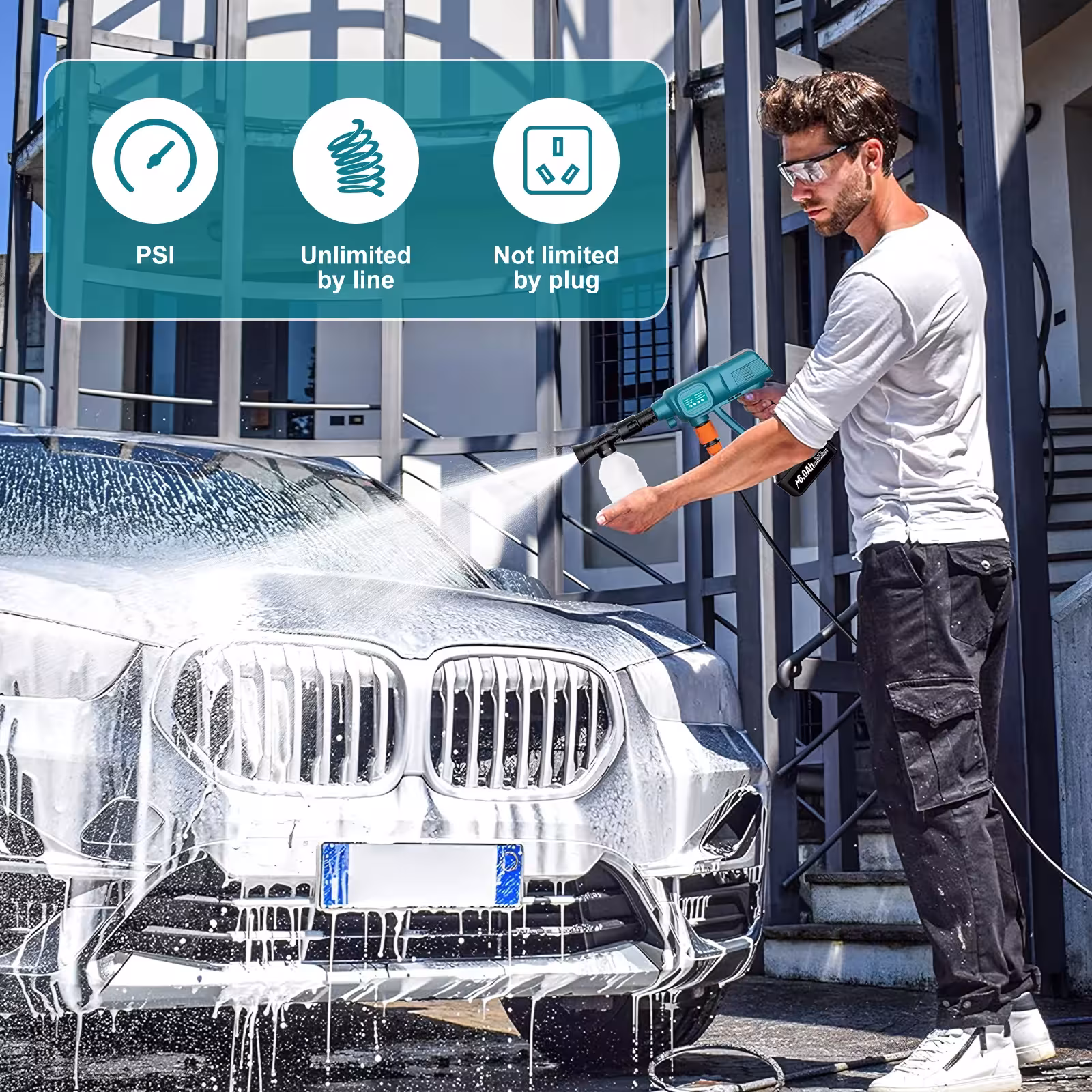 high-pressure wash nozzle