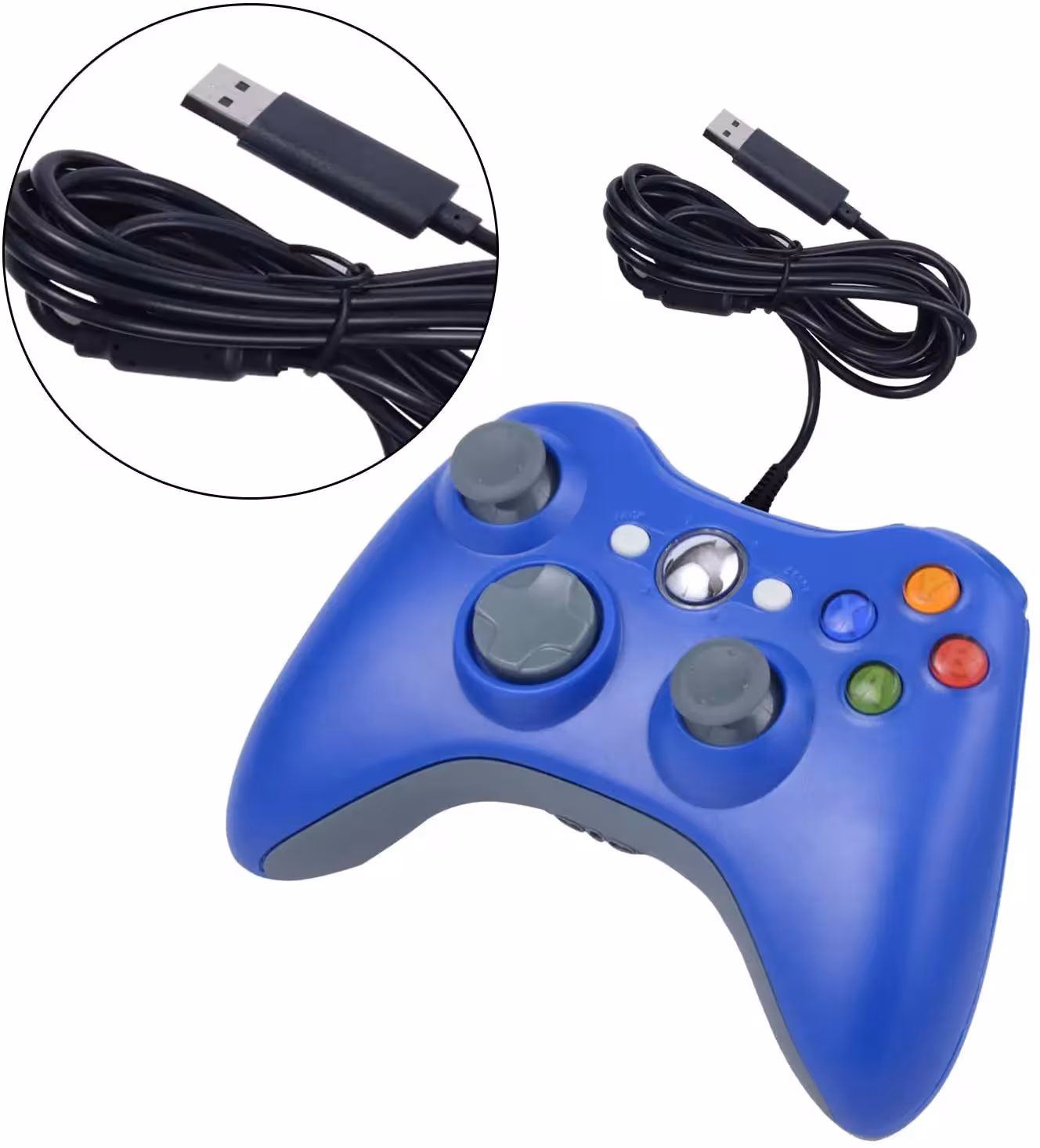 controlador de cable Xbox 360