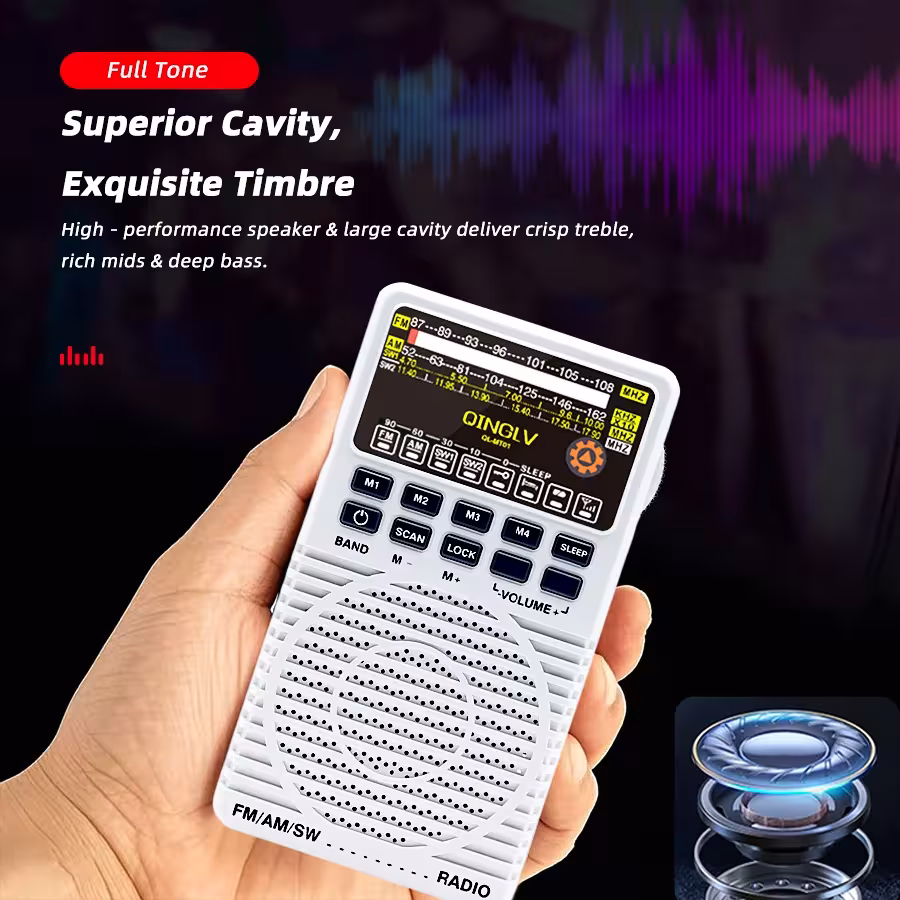retro mechaninis FM radijas
