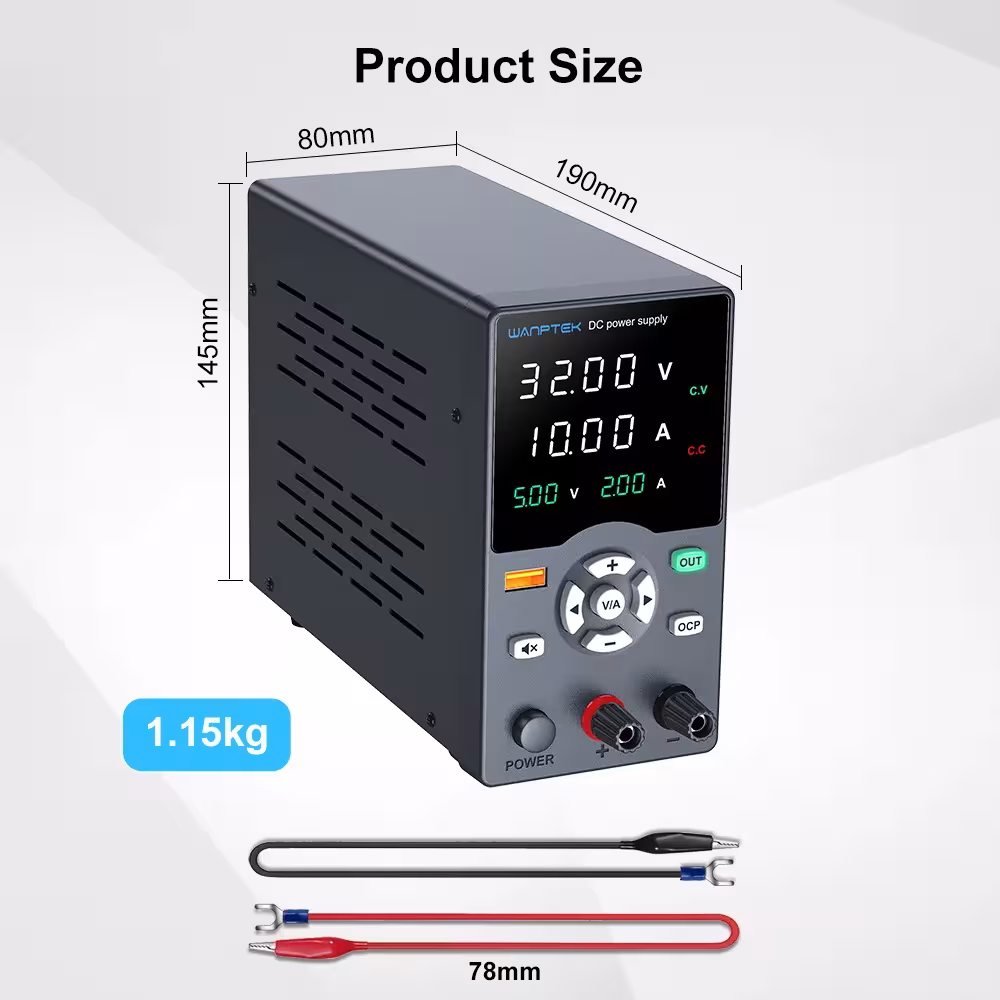 alimentatore CC regolabile
