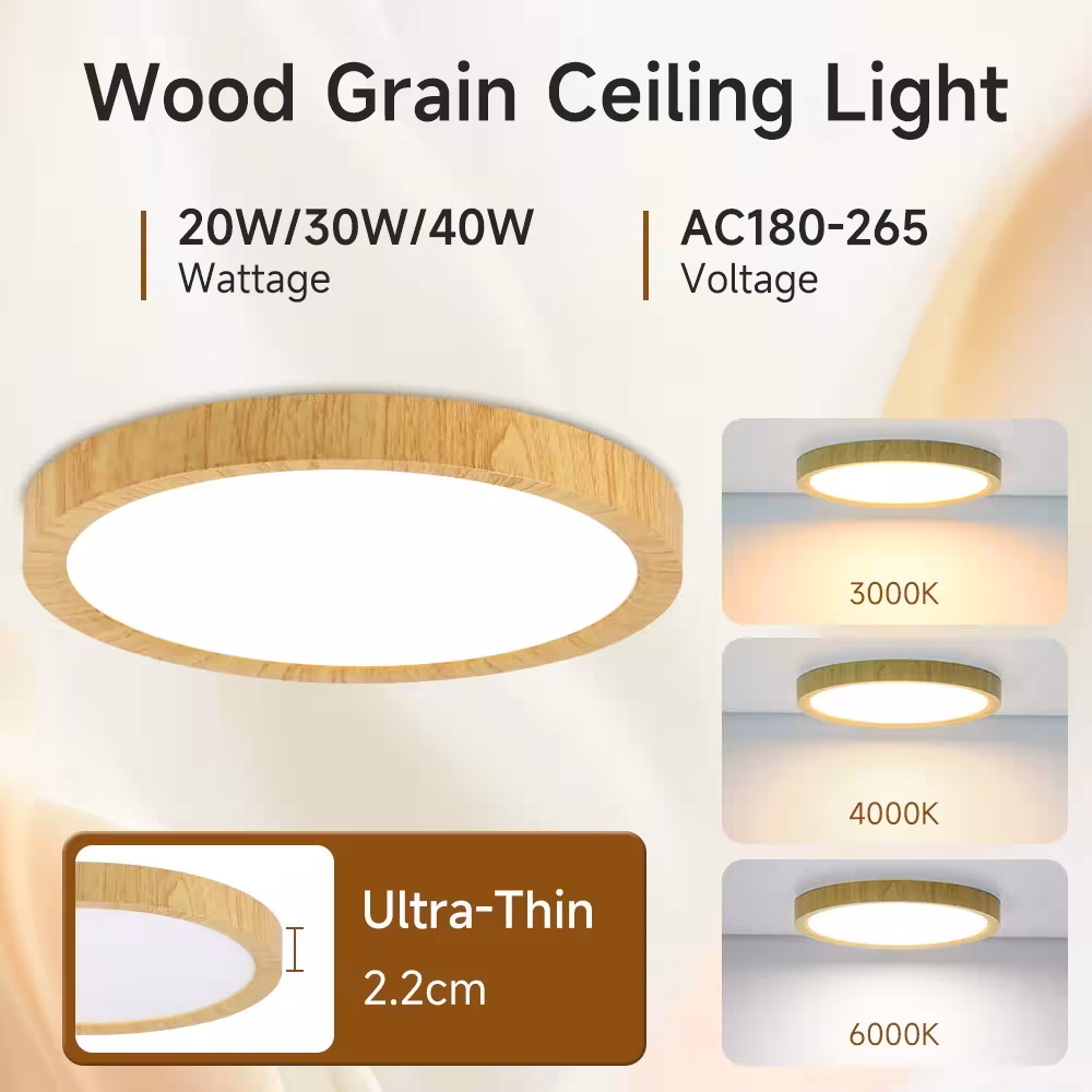 Éclairage au plafond LED
