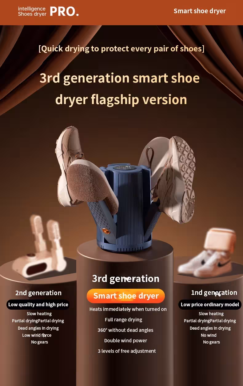 shoe dryer with sterilization
