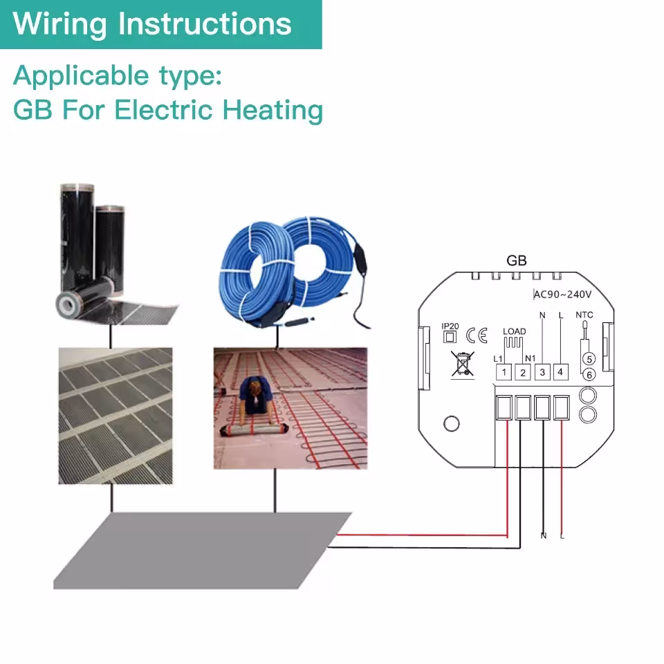 WiFi floor heating thermostat