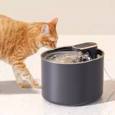 Fuente de agua automática de gato 3L USB carga de alta capacidad