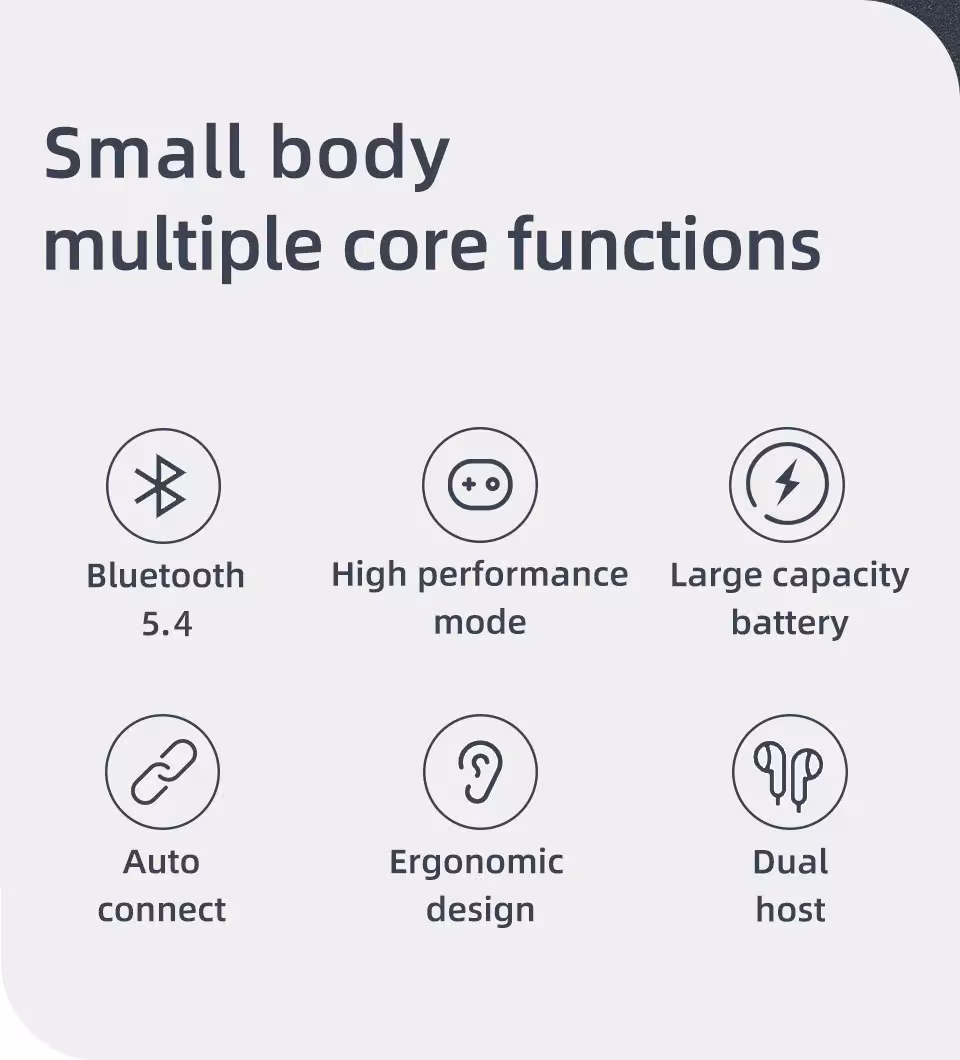 wireless Bluetooth module for earphones