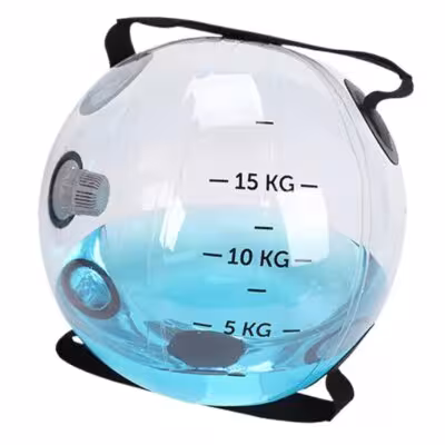 Ballon d'entraînement aquatique 15 kg réglable pour exercices aérobiques en salle de sport à domicile