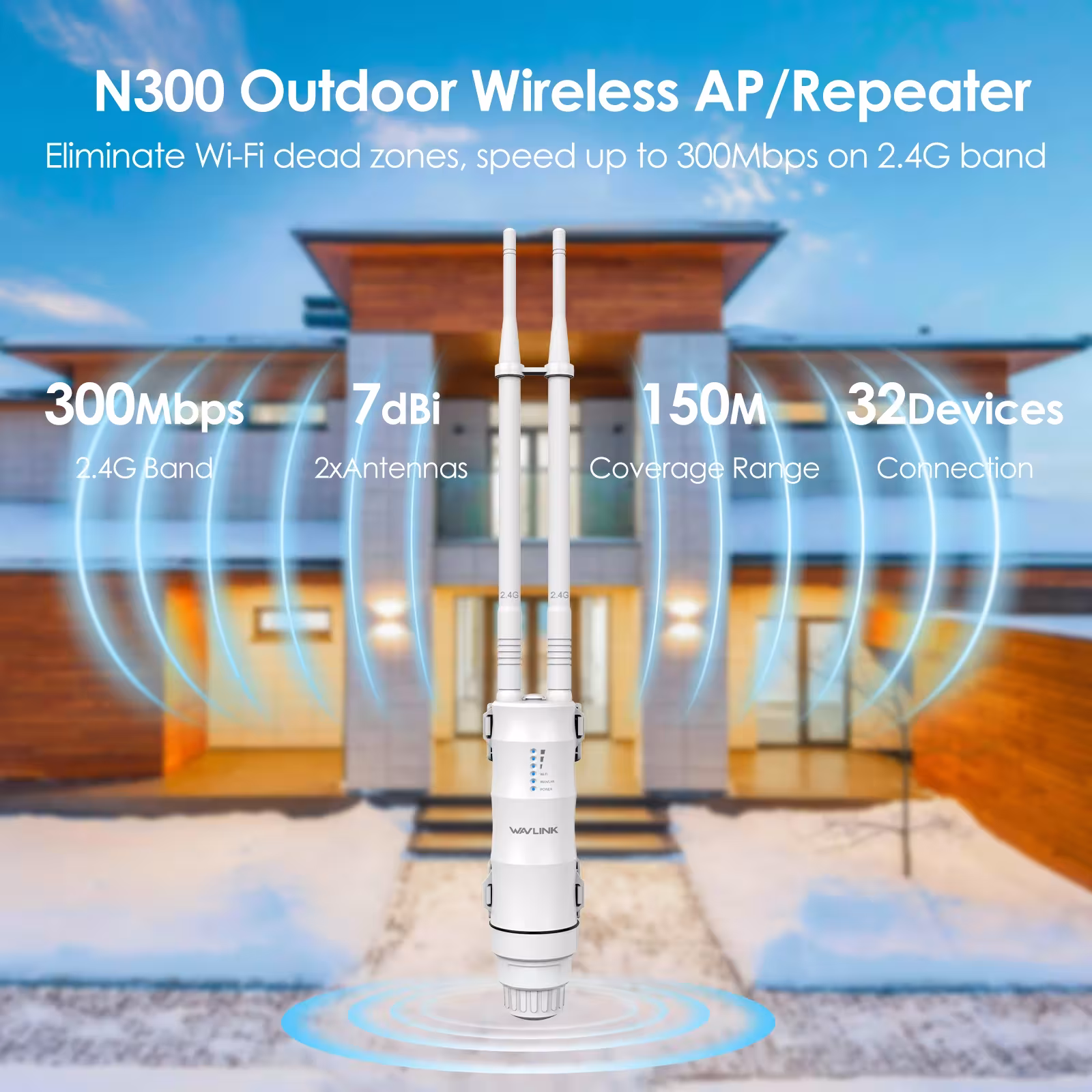 router WiFi al aire libre