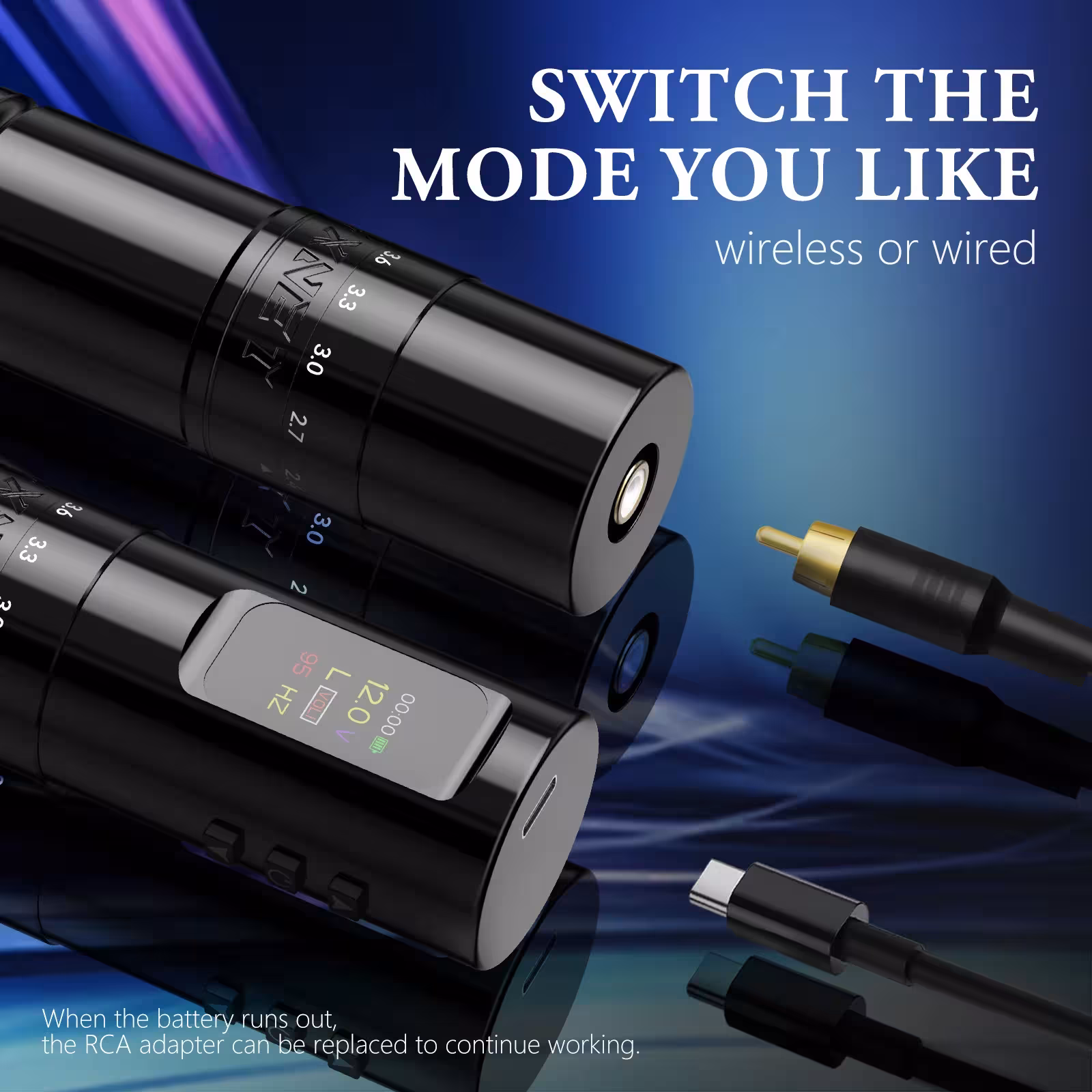 wireless tatuiruoklio mašina