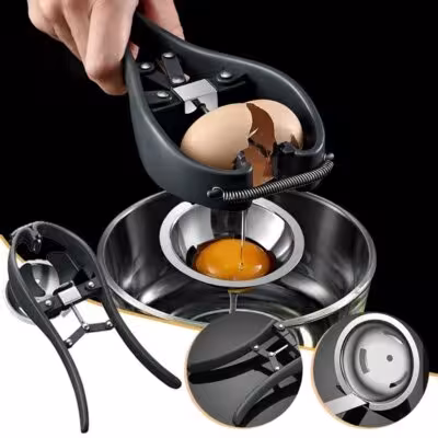 Stainless Steel Egg Opener Scissors Manual Egg Tool