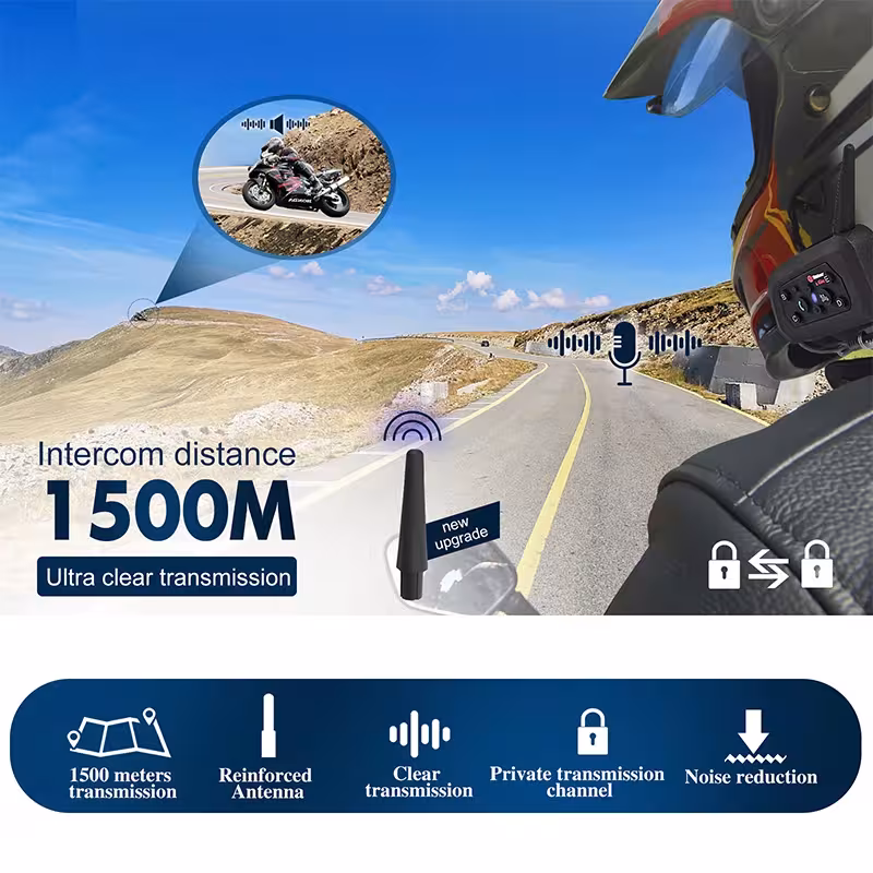 interfono per casco da moto