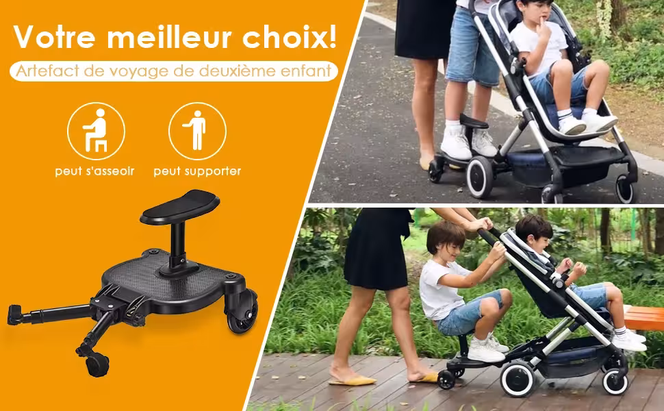 marchepied pour poussette