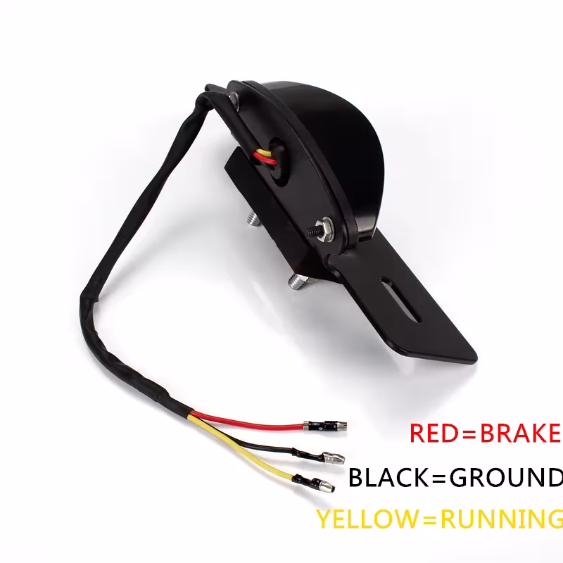 motorcycle LED license plate bracket