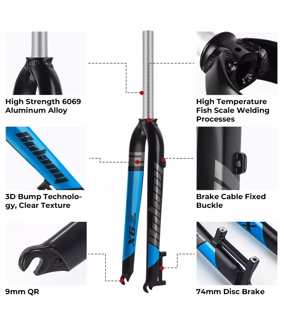 fourche de VTT 29