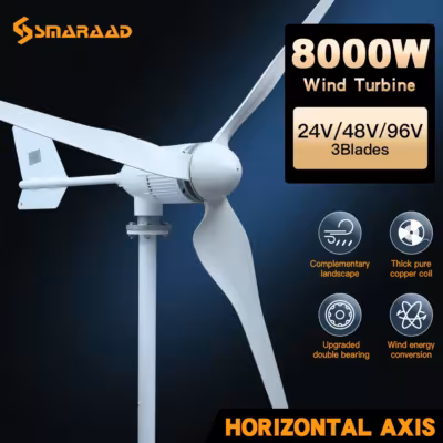 Generador horizontal 3KW 8KW para calefacción casera pequeña