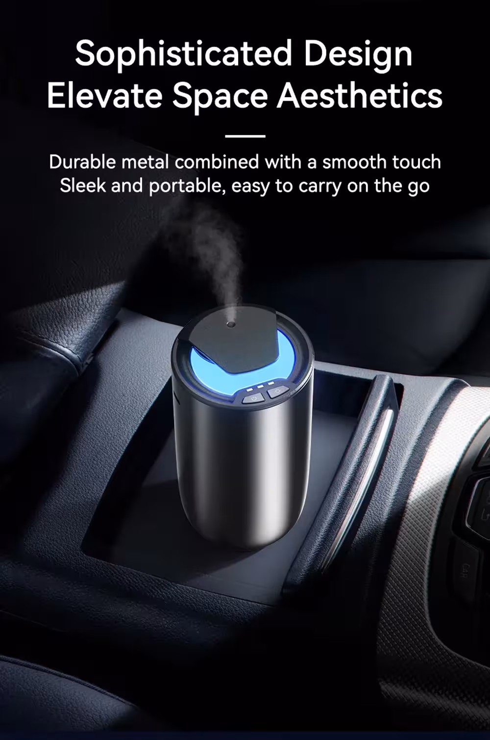 Diffuseur d'huiles essentielles pour voiture