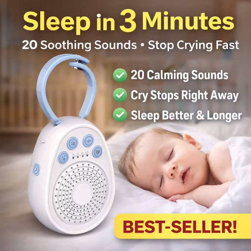 Machine à bruit blanc portable 20 sons USB pour bébé