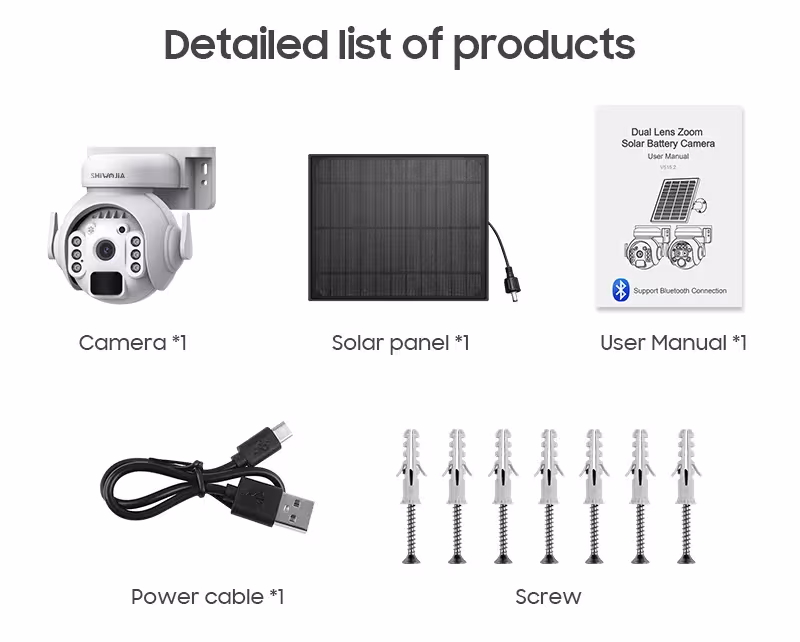 solar powered surveillance camera
