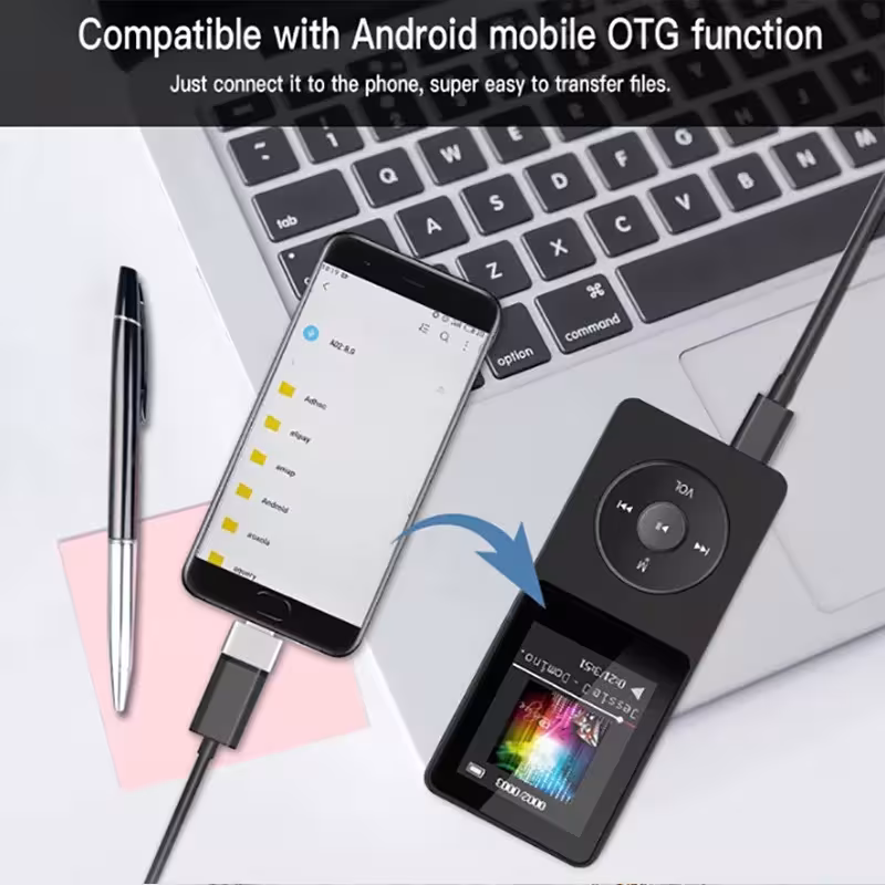 nešiojamas MP3 grotuvas LCD
