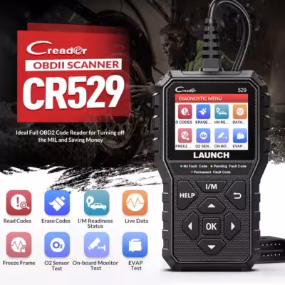 LAUNCH Creader 529 CR529 OBD2 escáner de diagnóstico para motor de coche