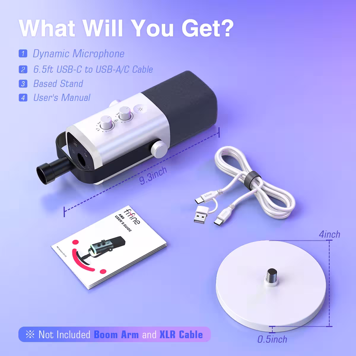 microphone dynamique XLR USB