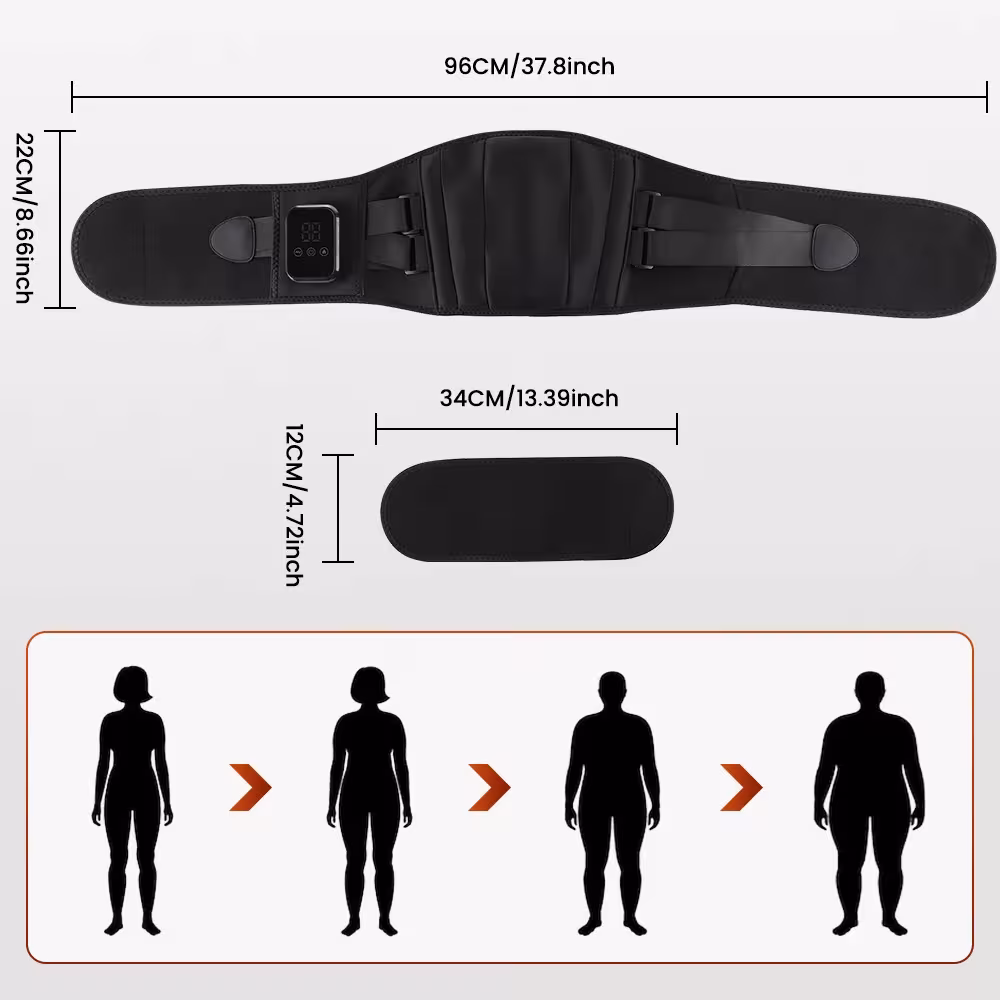 heating massage belt back