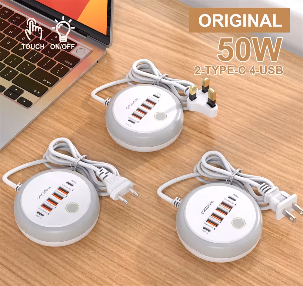 greito įkrovimo sieninis įkroviklis USB C